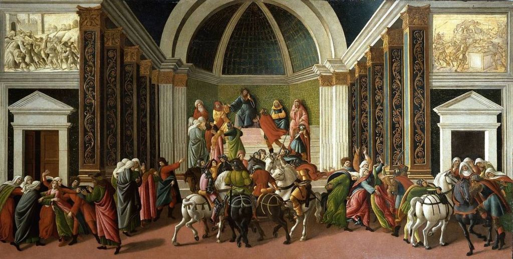 Storia di Virginia Romana, di Botticelli